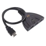 RARY 3 Port HDMI-compatible Switch 4K*2K Switcher Splitter Adapter 3 In 1 Out Port Hub for DVD HDTV Xbox PS3 Projector