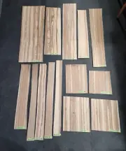 ukulele luthier mixed back sides top sets of koa mango ? concert tenor baritone
