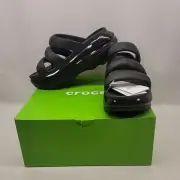 Crocs Mega Crush Sandal Unisex-Adult Black US Size Men's and Women's