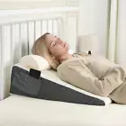 Bed Wedge Pillow for Sleep Apnea 22X22X7 Triangle Wedge Pillow with Nec