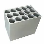 Benchmark BSH100-1213 Block, 15 X 12-13mm Tubes & Vacutainers, 60mm Tall, No Lid