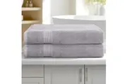 2 Pack Bath Sheets Set Cotton Extra Large Towel Grey
