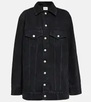 [Khaite] Khaite Cotton denim jacket AU 14 black