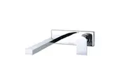 VITO BERTONI EEVA Wall Basin Bath Mixer Set - 170mm Backplate - Chrome