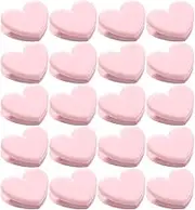 MAGICLULU 20pcs Pink Love Clip Clothes pegs Paper Peg Pin Magnetic chip Clips Utility Paper Clips Photo Picture Clip memo Clip Heavy Duty Clothes pin Bag Plastic Clips Pouch Child PVC Crafts