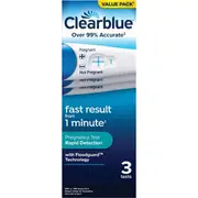Clearblue Pregnancy Test, Rapid Detection 3 pack