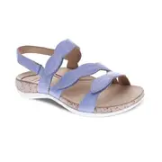 Scholl Able Adjustable Sandal - Light Blue