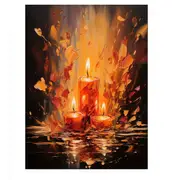 Candle Canvas Prints