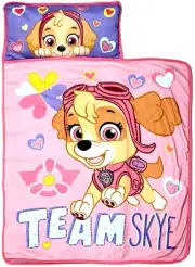 Paw Patrol Toddler Nap Mat Blanket Pillow Plush Skye Girls Pink