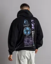 [Silent Theory] Silent Theory Men's Worldwide Hoodie in Washed Black Size 2XL 2XL Washed Black