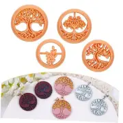 Boho Polymer Clay Cutters - 4 Pcs Tree of Life Clay Cutters for tree of life