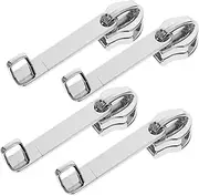 AUTSUPPL Enhanced Security Suitcase Zipper Lock 4pcs Zipper Pull Tab Repair Set for Luggage