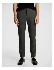 [yd.] Chapman Textured Slim Pants in Charcoal