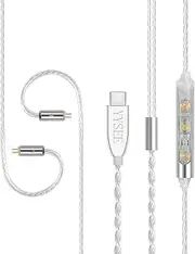 1.2m USB-C 2Pin IEM Cable with Mic for KZ ZST ZS10 Pro & More