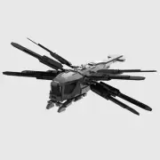 Ornithopters Small Transport Vessel Ship from Movie 762 Pieces MOC Build