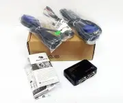 NEW Avocent SwitchView 100 Series 2-Port USB VGA PC Desktop KVM Switch /w Audio