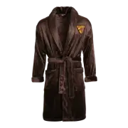 Hawthorn Hawks AFL AF6645 Adults Fleece Dressing Gown Bath Robe Size L/XL