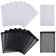 16 PCS Aquarium Mesh Media Filter Bags Nylon Media Filter Mesh Bags with Zipper
