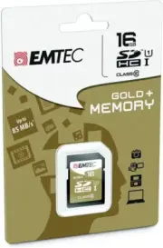 Emtec Class 10 16GB Microsd Memory Card without Adapter
