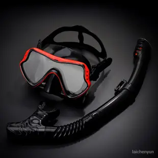 優選好物 潜水镜呼吸管套装男女新款成人大框硅胶面镜游泳浮潜面罩潜水眼镜 lZIb
