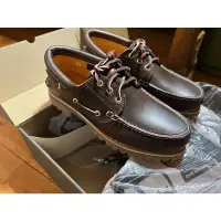 在飛比找蝦皮購物優惠-全新 Timberland 帆船鞋 經典款 雷根鞋 真皮 棕