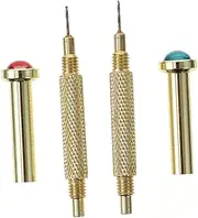 LALADEFIEE Portable Nail Drill 2pcs Nail Art Drills Handhold Piercing Tool for Dangle Charm Random Color