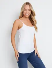 [Rivers] Rivers Basic Cami - Size 10 - Mens - White 10 White