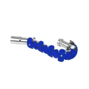 Polisport Blue Armadillo 4 Stroke Exhaust Header Head Pipe Guard Long