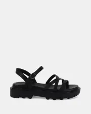 Miss Sofie Loni/Black Womens Sandals 10