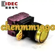 1PC NEW IDEC Yellow button switch with light YW1L-MF2E02Q4Y YW-DE YE-E01 24V #YM