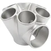 Aeroflow 6 Into 1 Turbo Merge Collectorv-Band GT30 50mm Wastegate Round Aeroflow - AF8307-4000