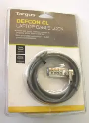 Targus Defcon CL Laptop computer netbook combination Cable Lock New NIP