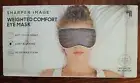 Sharper Image Weighted Comfort Eye Mask, Light Blocking, Hot Cold Insert NIB