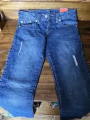 True religion aruba Blue jeans womens Geno Relaxed Slim Fit 16