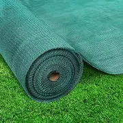 Instahut Shade Cloth 3.66 x 30m Sunshade Sail Shadecloth Sun Block Outdoor Marquee Canopy Shelter Cover for Beach Pool Car Patio Backyard Lawn Garden Carport Fence Greenhouse, Green 50% UV Blockage