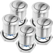 FELTECHELECTR Stainless Steel Waterproof Push Button Momentary Push Button for Auto Marine