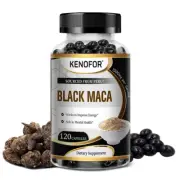 Maca Root High Strength - 120 Capsules Vegan Fresh Black Maca Root