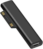 Type C Female PD Fast Charging Plug Converter Spare Parts ABS+Metal Adapter Converter for Microsoft Surface Pro 3