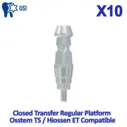 10x DSI Dental Closed Transfer RP 2.5mm Impression Copying Oss tem TS Compatible