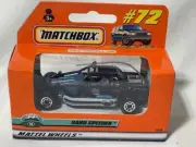 1998 Matchbox #72 Sand Speeder Dune Buggy, Blue, 1/64, NIB