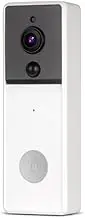 Laser 1080P Smart Home Wireless Doorbell Intercom Camera Video WiFi White