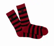 Fallen Footwear | Trademark Striped Sock - Black / Red