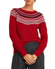 Hobbs London Greta Fairisle Sweater