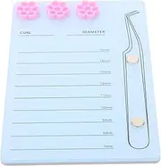 VICASKY Acrylic Eyelash Extension Pallet with Magnetic Hold for Tweezers Lash Display Board for Professional and Personal Use Essential Lash Extension Supplies for Makeup Lovers