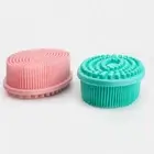 Silicone Body Scrubber Dual-sided Lathering &Scalp Massaging Exfoliator Washin ⁿ
