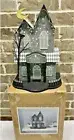 Pottery Barn Light Up Mantel Haunted House Black Fortune Teller Halloween NEW