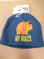 Secret Life of Pets Beanie Hat Knit Cap My Place My Rules Duke Kids