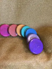 Orgonite - 7 Puck Rainbow Set - Genuine, Hand Made In Oz - 172gr -Free Post