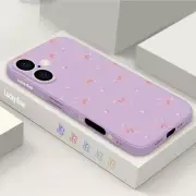 Girls Case For iPhone 16 15 14Pro Max 13 12 11 ShockProof Silicone Bow Tie Cover