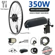 FRONT HUB DRIVE Brushless Motor 36v 350w Electric Ebike Conversion Kit + Battery